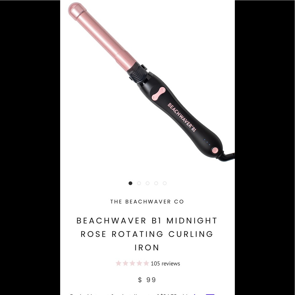 New in box beachwaver curling iron